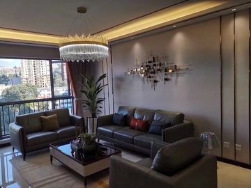 Luxuriöse lederne Hotel-Wohnzimmer-Sofa-Handelsmöbel-klassischer Entwurf