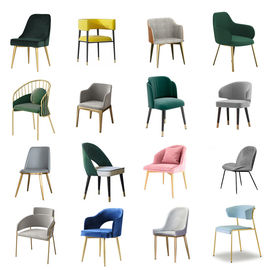 Multi Art-Metallrahmen-moderne Esszimmer-Stühle für Restaurant/Büro/Hotel