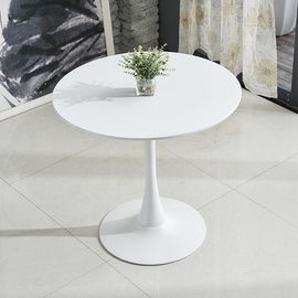 Kleine Rundholz-Café-Tabellen-feste Holz-materielle weiße oder schwarze Farbe