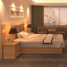 Elegante Hotelzimmer-Möbel-gesetzte hölzerne Schlafzimmer-Reihen mit Nightstand