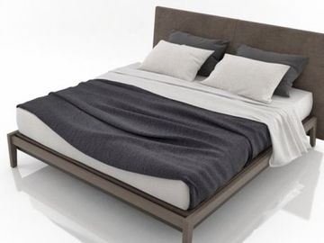Festes Holz-Möbel-Bett nach Maß mit Naturlatex-Taschen-Frühlings-Matratze