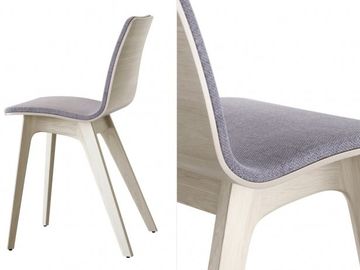Möbel-festes Holz-Stühle/einfaches Hotel-Esszimmer verformten das Speisen des Stuhls