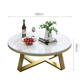 Nordisches modernes einfaches Marmorierungwohnzimmer-nach Maß runde Größen-Tee-Tabelle