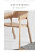 Moderner festes Holz-Restaurant-Stuhl/Restaurant-hölzerne Stühle bequem