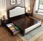 Hölzerne moderne Bett-Hauptmöbel-zeitgenössisches Plattform-Bett besonders angefertigt