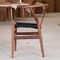 Moderne festes Holz-Stühle, Freizeit-Restaurant-Stuhl mit Holzrahmen