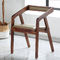 Holz-und Leder-moderne Esszimmer-Stuhl-bequeme natürliche Farbe