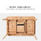Quadratischer festes Holz-ausdehnbarer HauptEsszimmertisch für kleine Räume