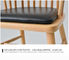Ledernes und festes Holz-Stühle für das Esszimmer/Wohnzimmer besonders angefertigt