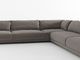 L-förmige graue Möbel-Wohnzimmer-Gewebe-Sofa-Italiener-Art nach Maß
