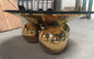 Moderne Esszimmertisch-Marmorplatte-Runde mit niedrigem Preis Ballbein Chinas