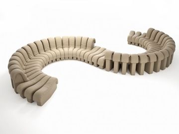 Se-förmig Stand-Art, die den gesetztes Sofa-modernen Entwurf nach Maß speist