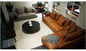 Wohnzimmer-modernes graues Gewebe-Sofa/L-förmiges Couch-Wohlbehagen